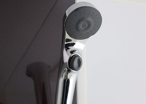 shower head with one-click stop